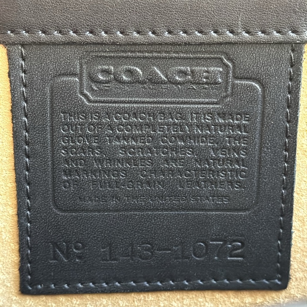 ULTRA RARE! Coach Vintage Classic Legacy Hardshell Briefcase in Black Leather - Picture 16 of 16